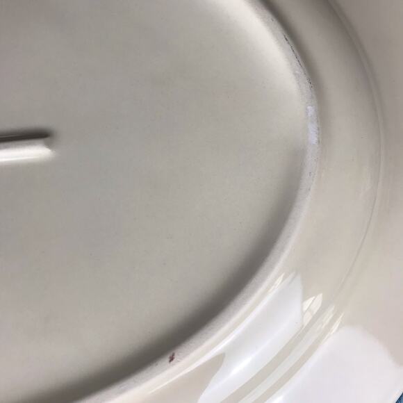 Johnson Bros Friendly Village 3D Embossed Turkey Platter 18.5” Large 90s In Box - Picture 4 of 11